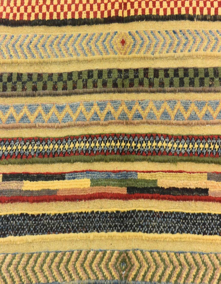 Detail image of  2' 7 x 3' 11  Hand Knotted Modern Ziegler Rug