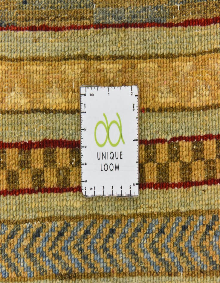 Detail image of  4' 1 x 5' 11  Hand Knotted Modern Ziegler Rug