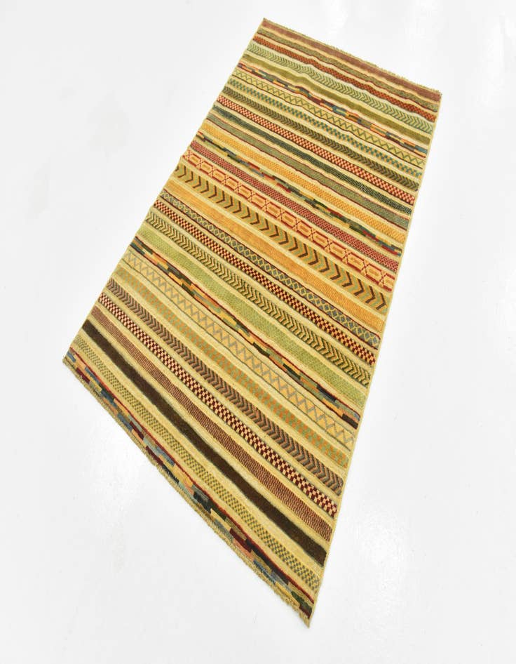 Detail image of  4' x 5' 10  Hand Knotted Modern Ziegler Rug