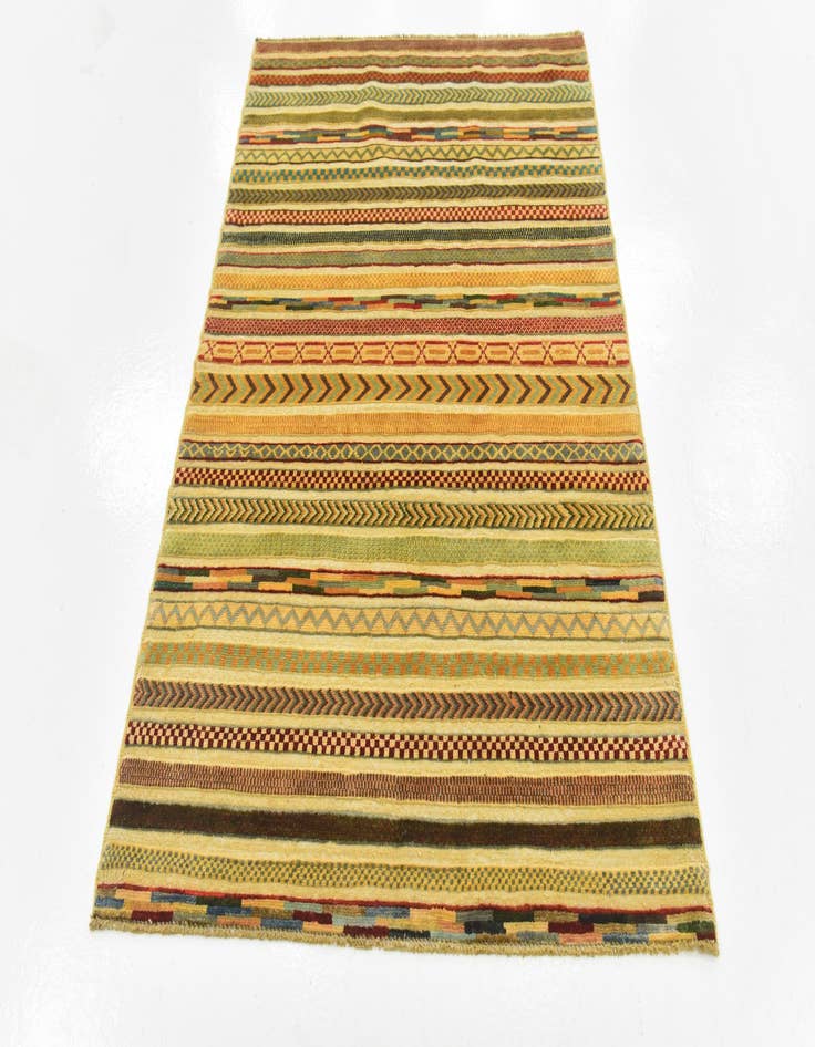 Detail image of  4' x 5' 10  Hand Knotted Modern Ziegler Rug