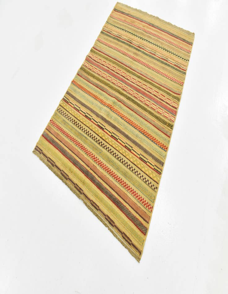 Detail image of  4' x 6'  Hand Knotted Modern Ziegler Rug