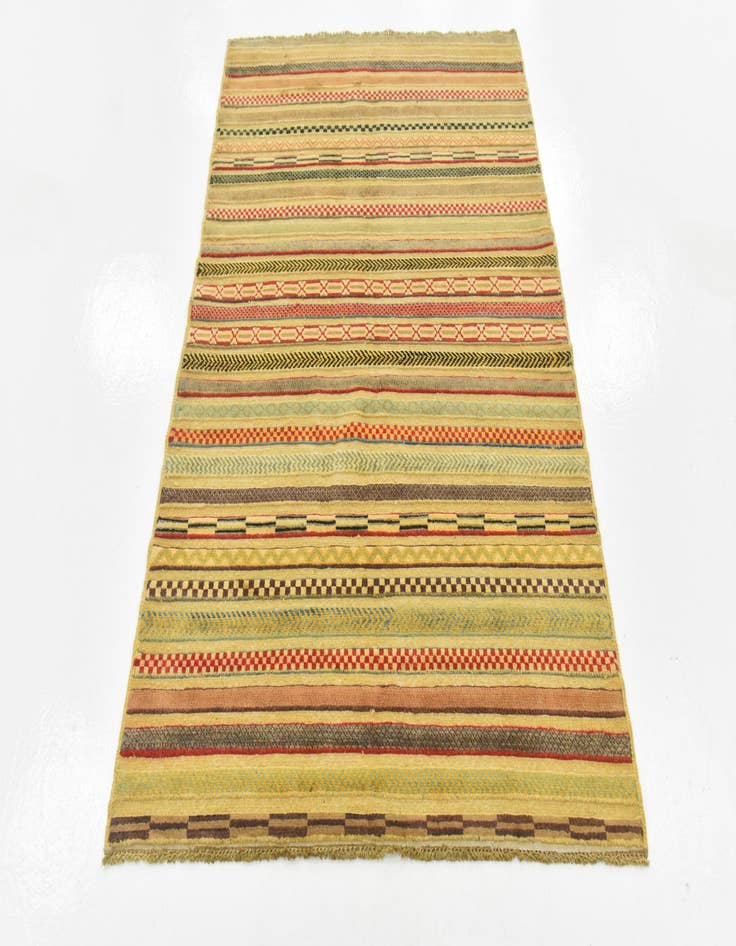 Detail image of  4' x 6'  Hand Knotted Modern Ziegler Rug