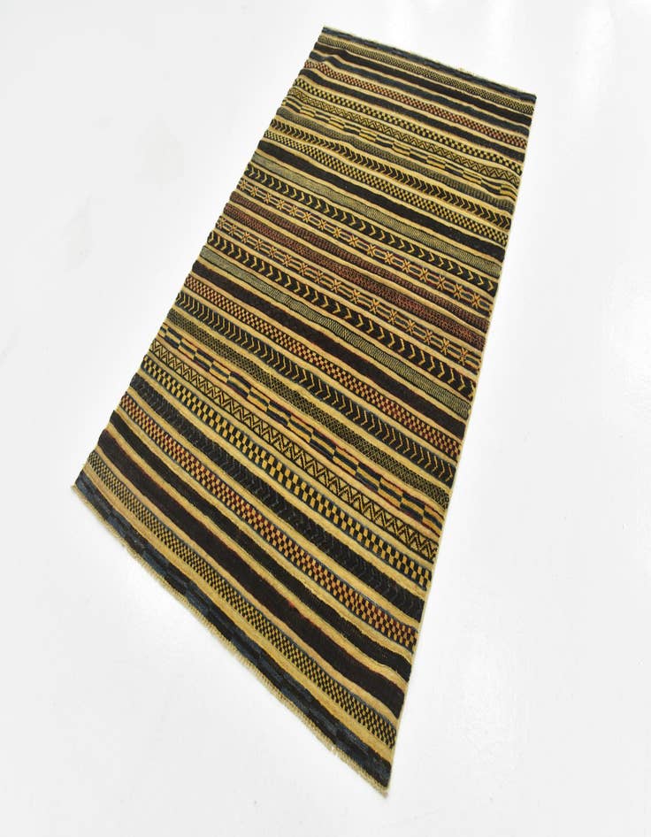 Detail image of  4' x 6' 4  Hand Knotted Modern Ziegler Rug