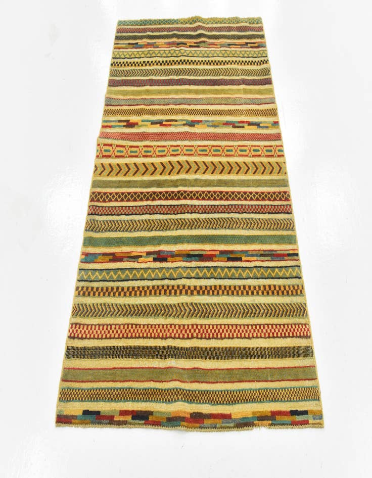 Detail image of  4' x 5' 10  Hand Knotted Modern Ziegler Rug