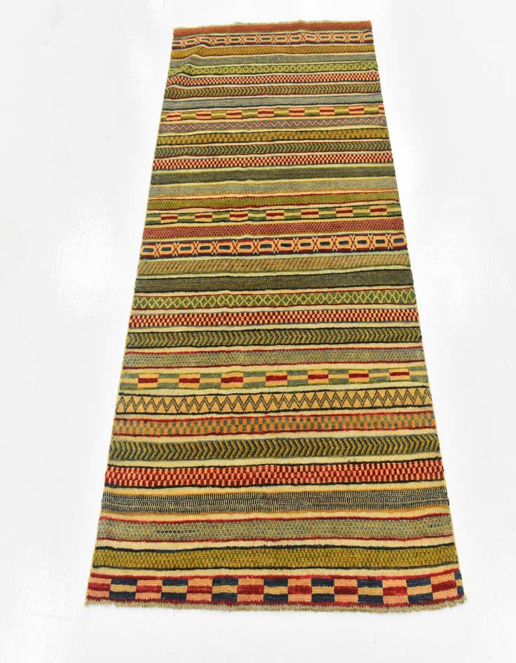 Detail image of  3' 10 x 5' 10  Hand Knotted Modern Ziegler Rug