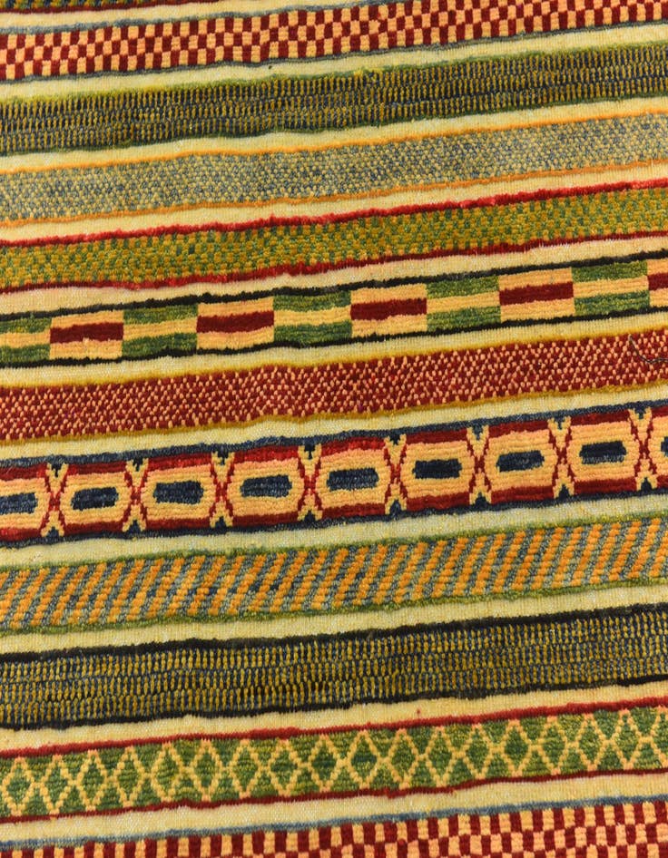 Detail image of  3' 10 x 5' 10  Hand Knotted Modern Ziegler Rug