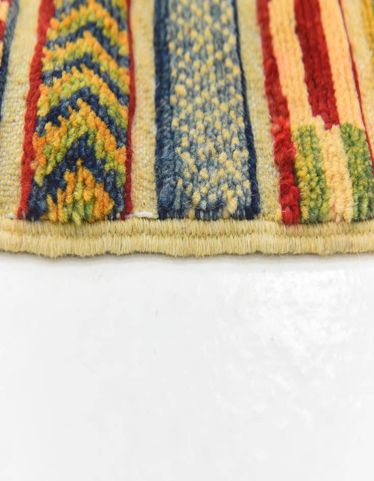 Detail image of  3' 10 x 5' 10  Hand Knotted Modern Ziegler Rug