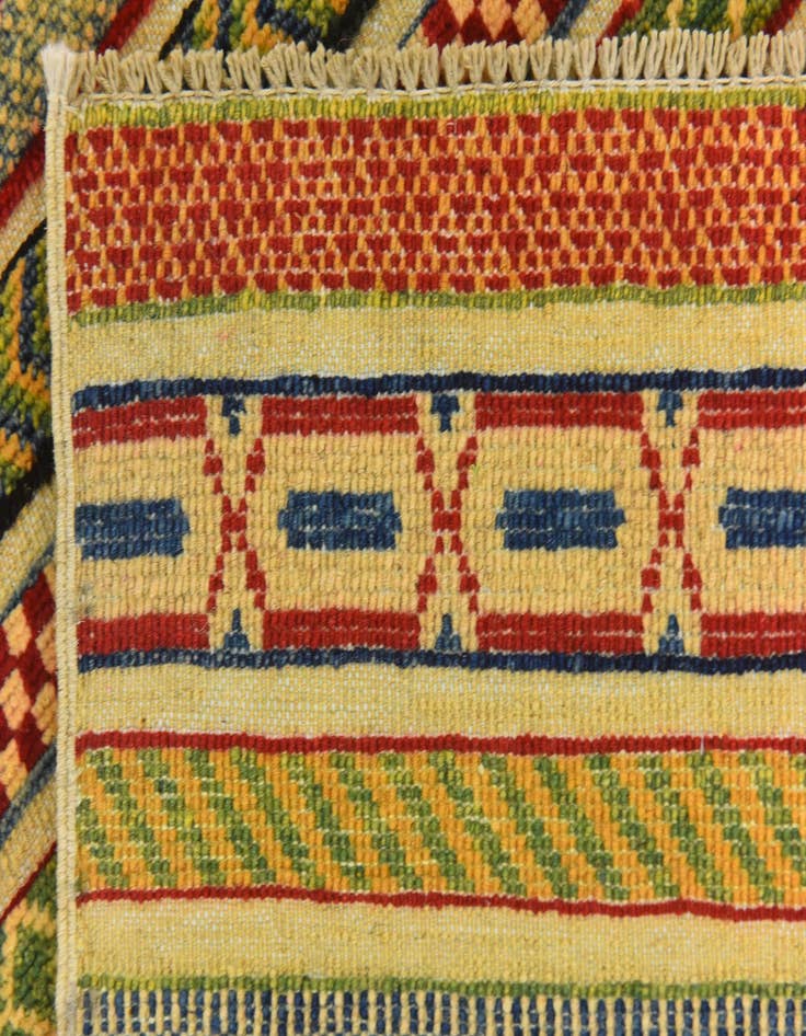 Detail image of  3' 10 x 5' 10  Hand Knotted Modern Ziegler Rug