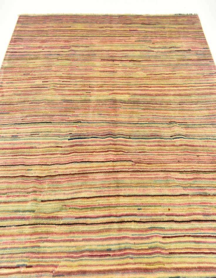 Detail image of  4' 11 x 6' 6  Hand Knotted Modern Ziegler Rug