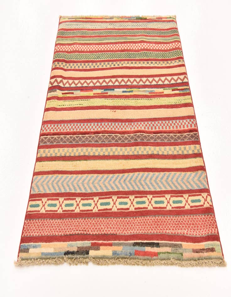 Detail image of  2' 9 x 4' 3  Hand Knotted Modern Ziegler Rug