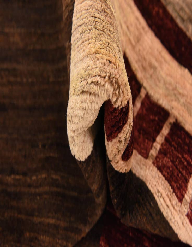 Detail image of  6' 8 x 9' 6  Hand Knotted Modern Ziegler Rug