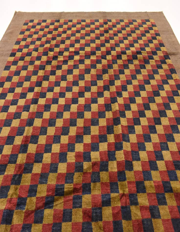 Detail image of  8' 11 x 11' 7  Hand Knotted Modern Ziegler Rug