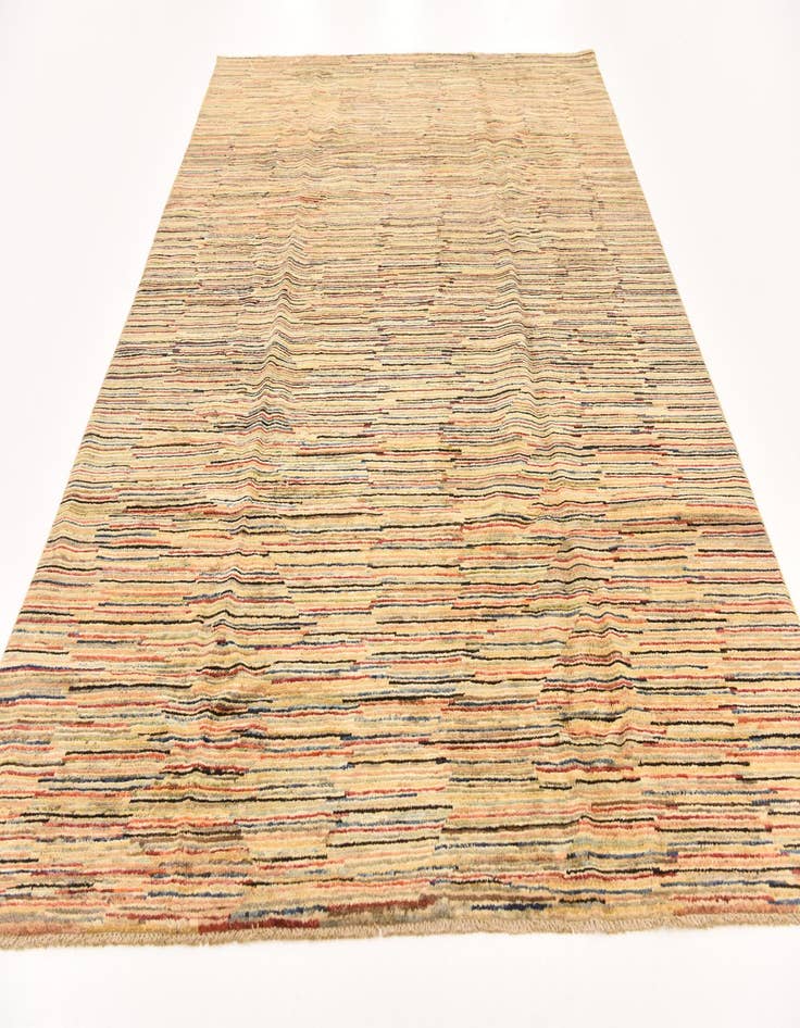 Detail image of  6' 8 x 9' 8  Hand Knotted Modern Ziegler Rug