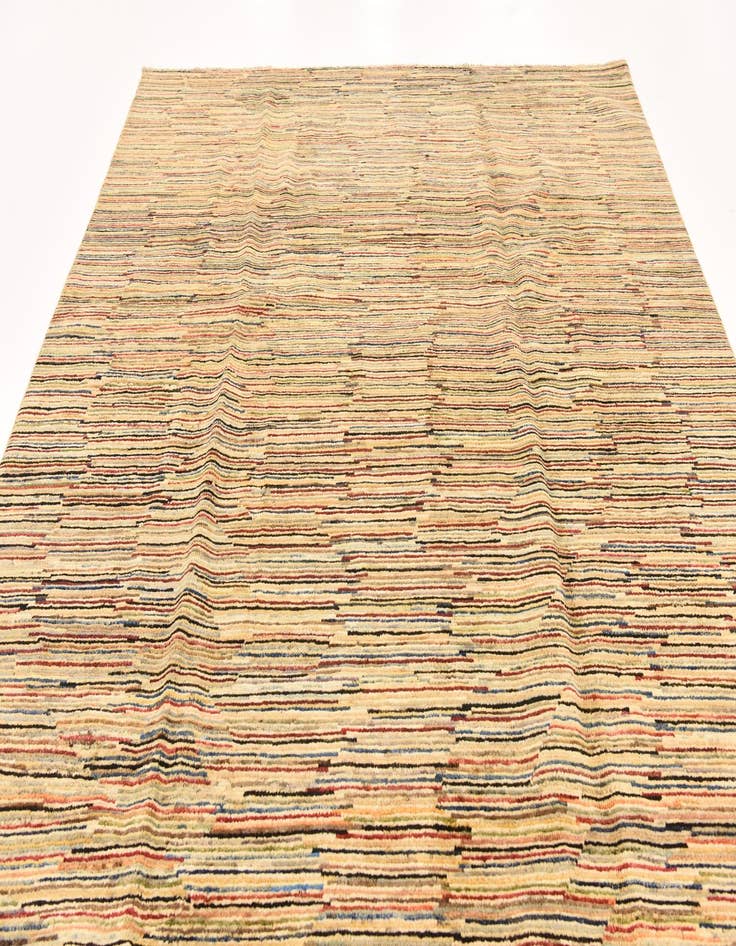 Detail image of  6' 8 x 9' 8  Hand Knotted Modern Ziegler Rug
