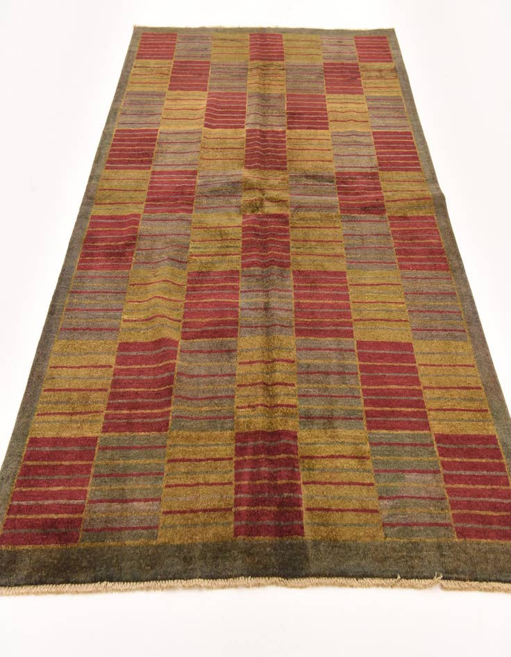 Detail image of  5' 8 x 7' 10  Hand Knotted Modern Ziegler Rug