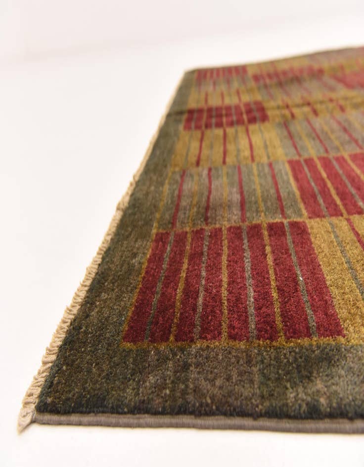 Detail image of  5' 8 x 7' 10  Hand Knotted Modern Ziegler Rug