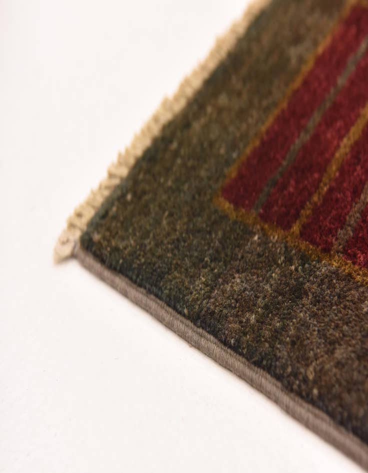 Detail image of  5' 8 x 7' 10  Hand Knotted Modern Ziegler Rug