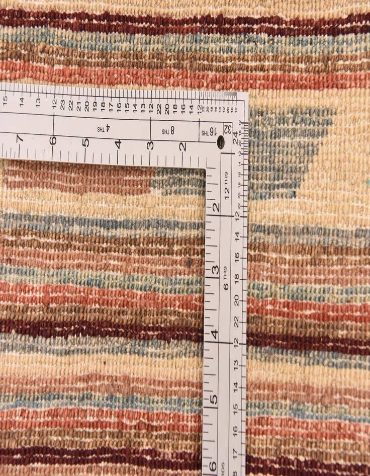 Detail image of  6' x 7' 10  Hand Knotted Modern Ziegler Rug
