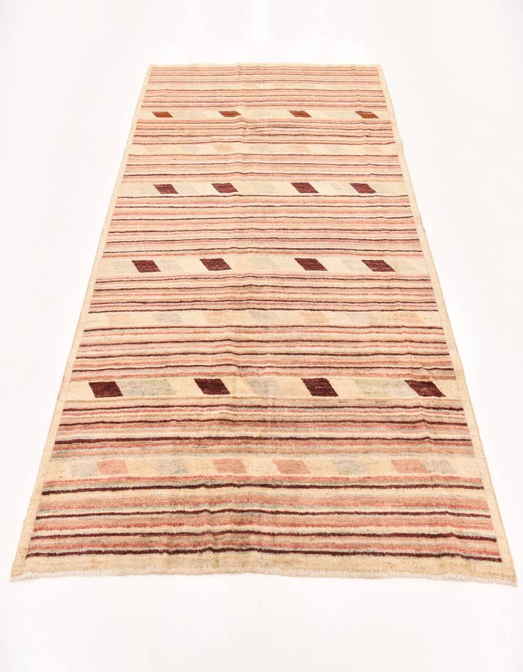 Detail image of  6' x 7' 10  Hand Knotted Modern Ziegler Rug