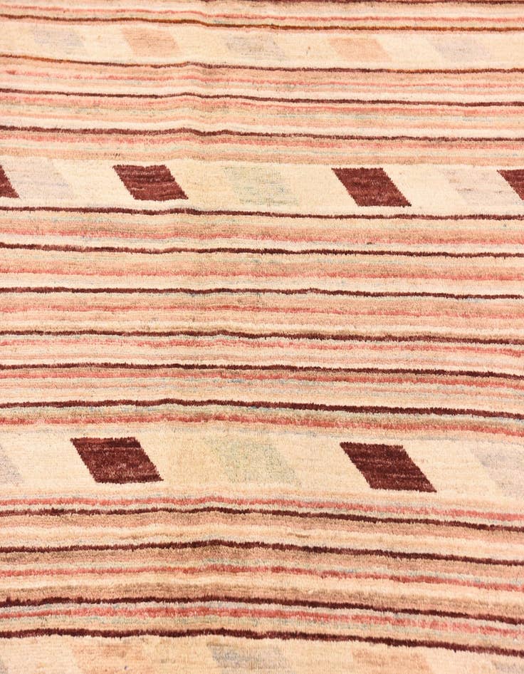 Detail image of  6' x 7' 10  Hand Knotted Modern Ziegler Rug