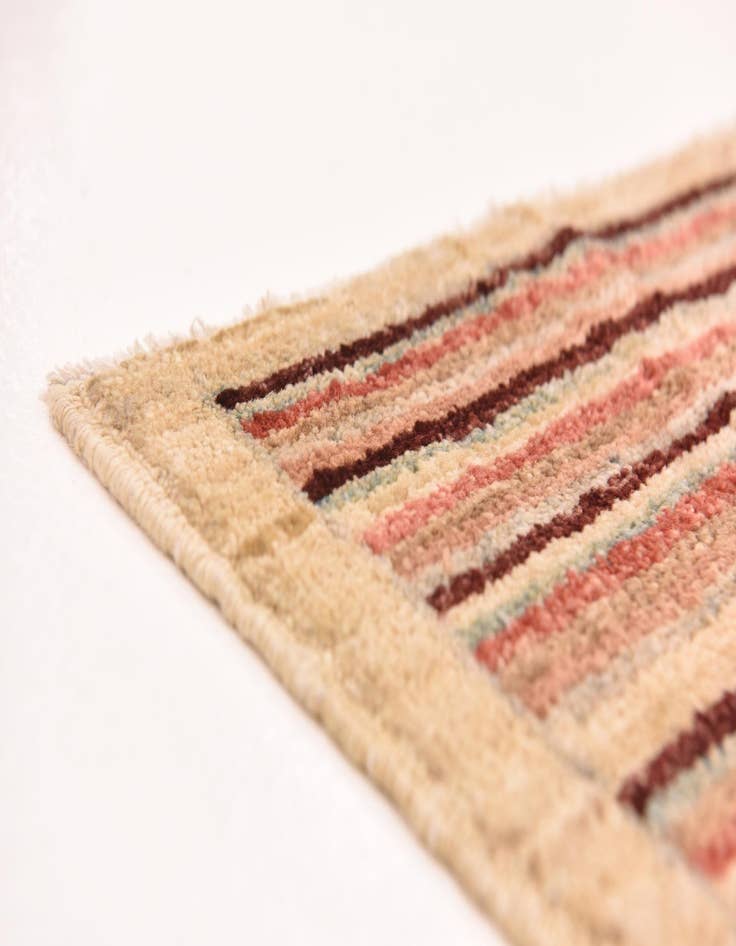 Detail image of  6' x 7' 10  Hand Knotted Modern Ziegler Rug