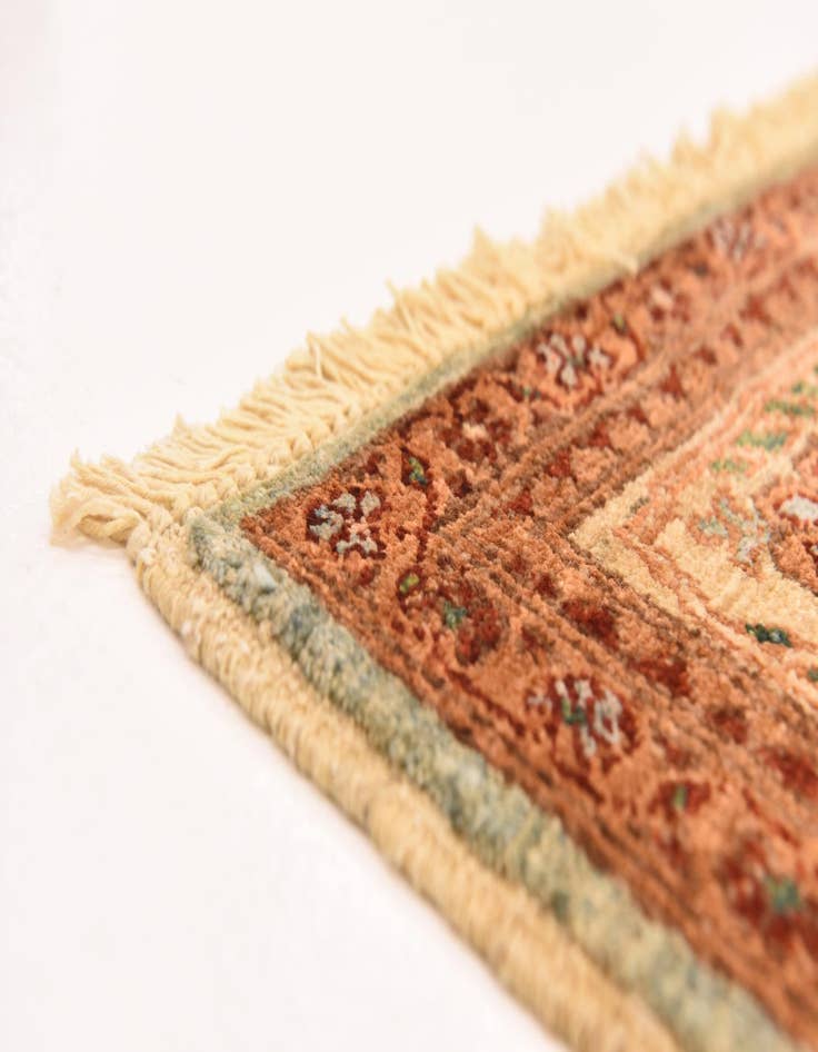 Detail image of  4' 10 x 6' 7  Hand Knotted Modern Ziegler Rug