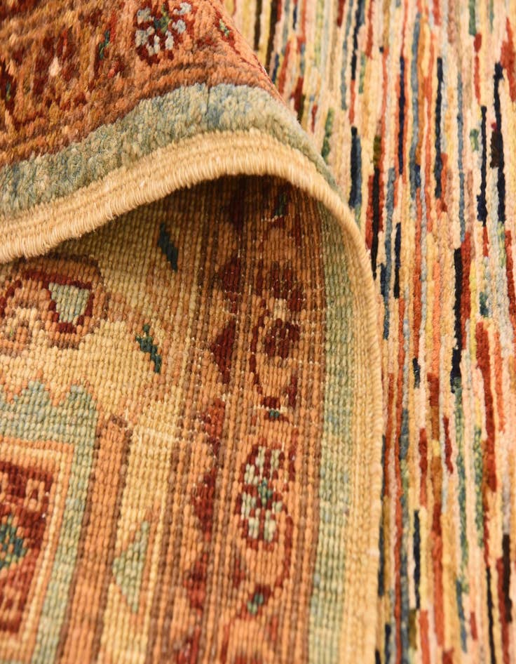 Detail image of  4' 10 x 6' 7  Hand Knotted Modern Ziegler Rug