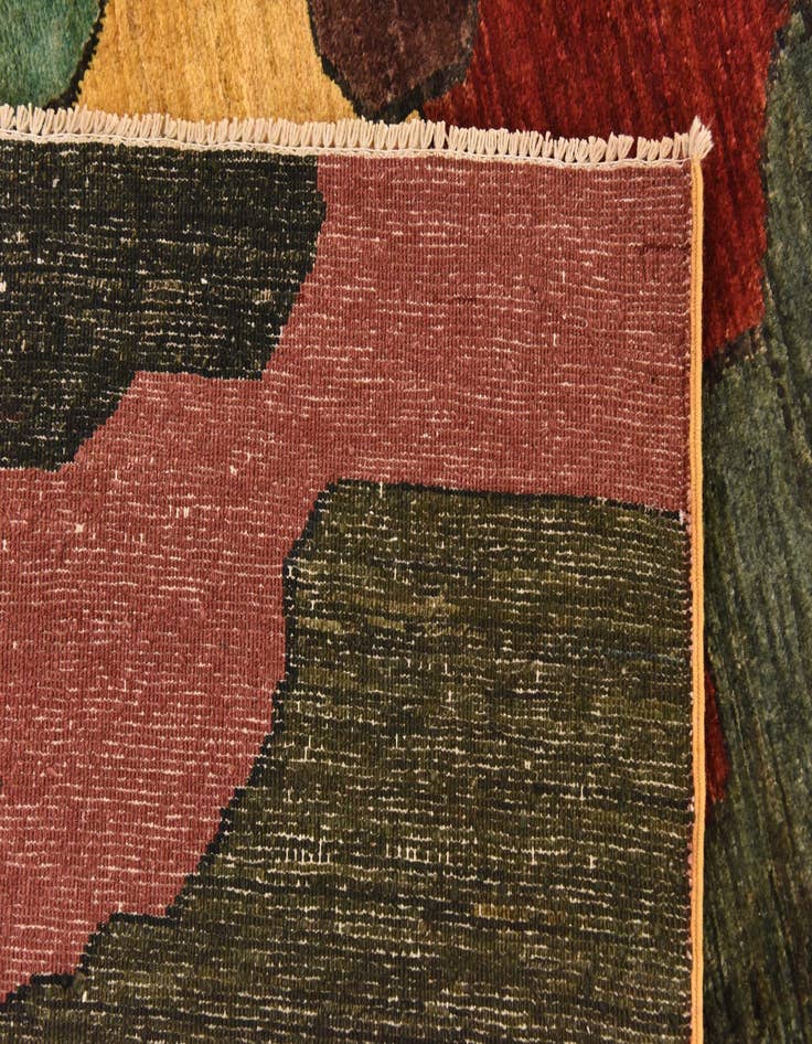 Detail image of  5' 10 x 7' 6  Hand Knotted Modern Ziegler Rug