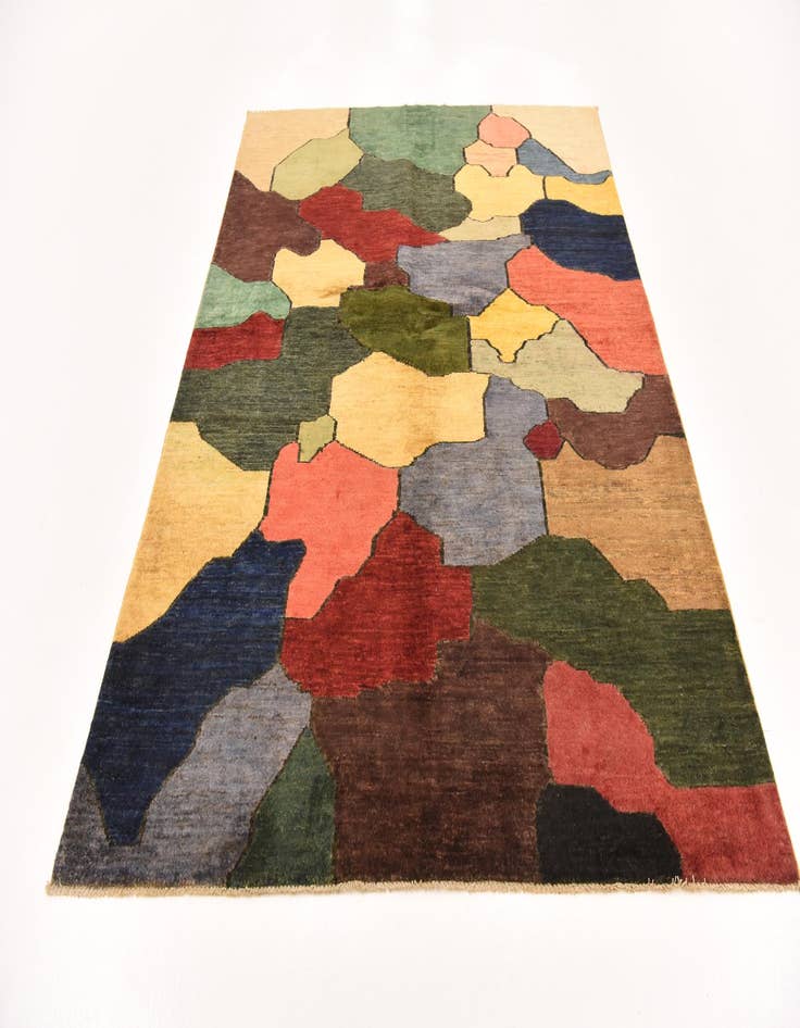 Detail image of  5' 10 x 7' 6  Hand Knotted Modern Ziegler Rug