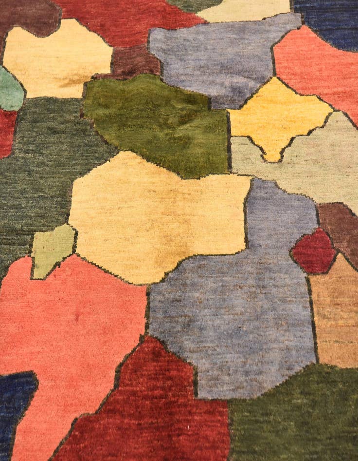 Detail image of  5' 10 x 7' 6  Hand Knotted Modern Ziegler Rug
