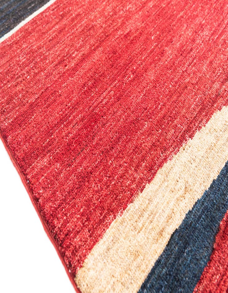 Detail image of  5' 7 x 7' 11  Hand Knotted Modern Ziegler Rug