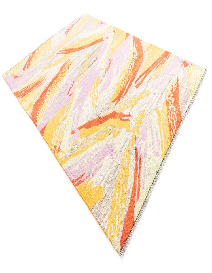 Detail image of  6' 8 x 9' 6  Hand Knotted Modern Ziegler Rug