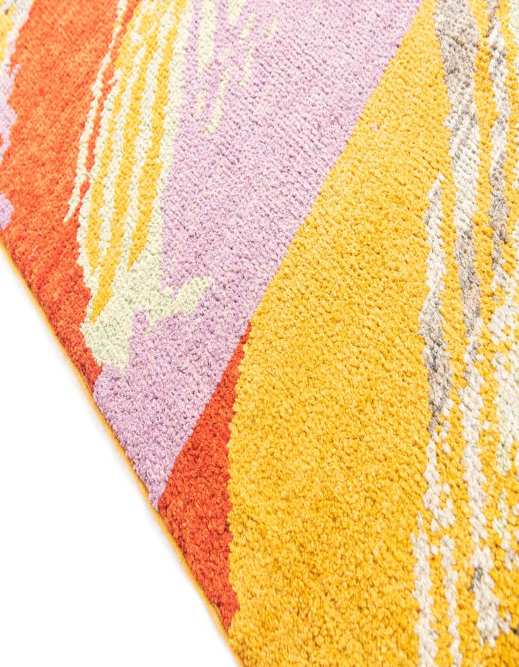 Detail image of  6' 8 x 9' 6  Hand Knotted Modern Ziegler Rug