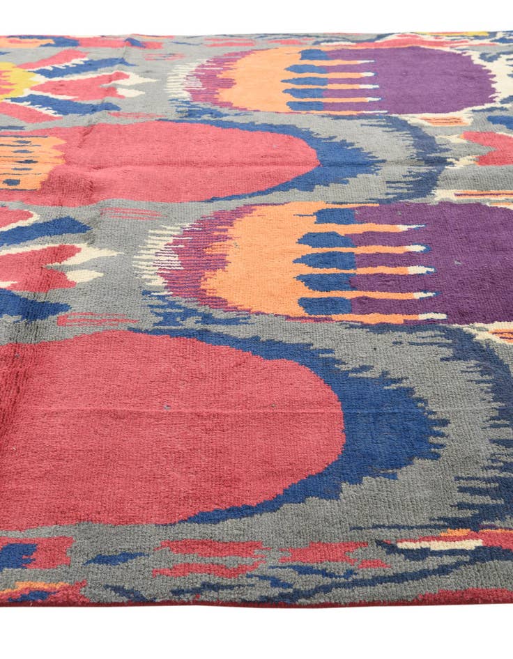 Detail image of  6' 3 x 8' 3  Hand Knotted Modern Ziegler Wool Rug