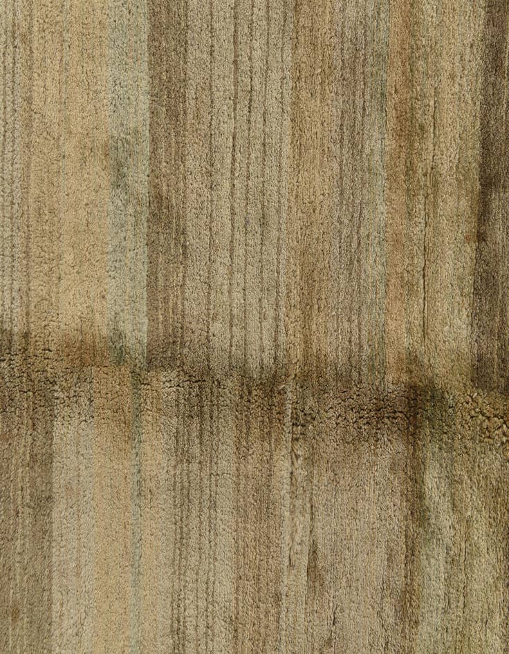 Detail image of  4' x 5'  Hand Knotted Modern Ziegler Wool Rug