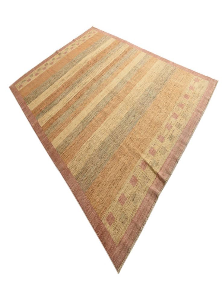 Detail image of  8' 3 x 11' 7  Hand Knotted Modern Ziegler Rug