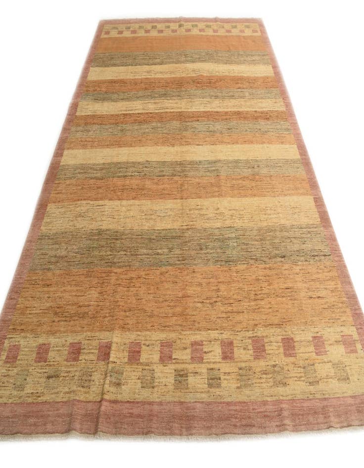 Detail image of  8' 3 x 11' 7  Hand Knotted Modern Ziegler Rug