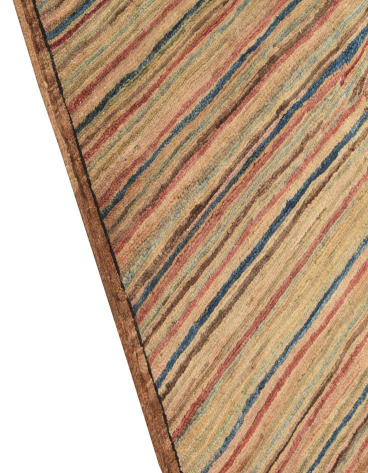 Detail image of  3' 3 x 4' 10  Hand Knotted Modern Ziegler Rug