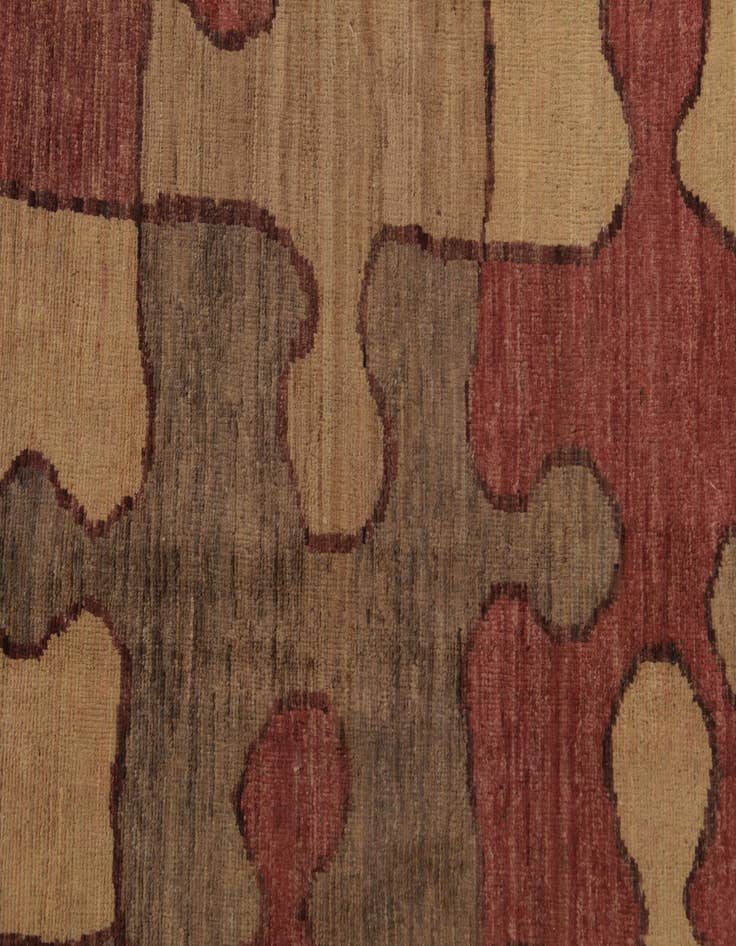 Detail image of  5' 6 x 7' 3  Hand Knotted Modern Ziegler Rug