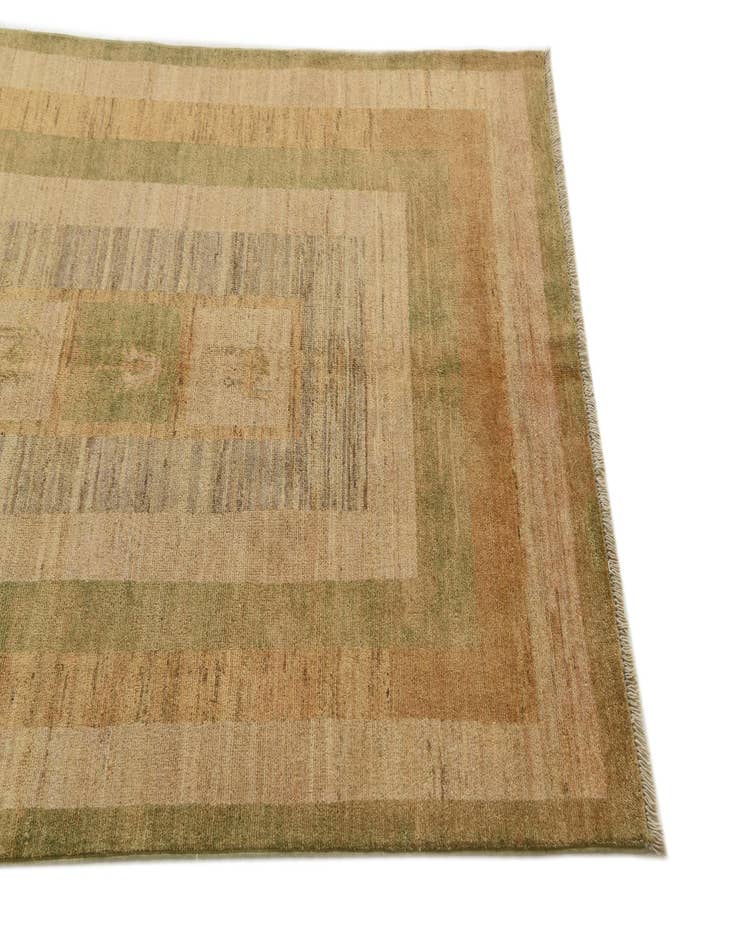 Detail image of  4' x 6'  Hand Knotted Modern Ziegler Rug