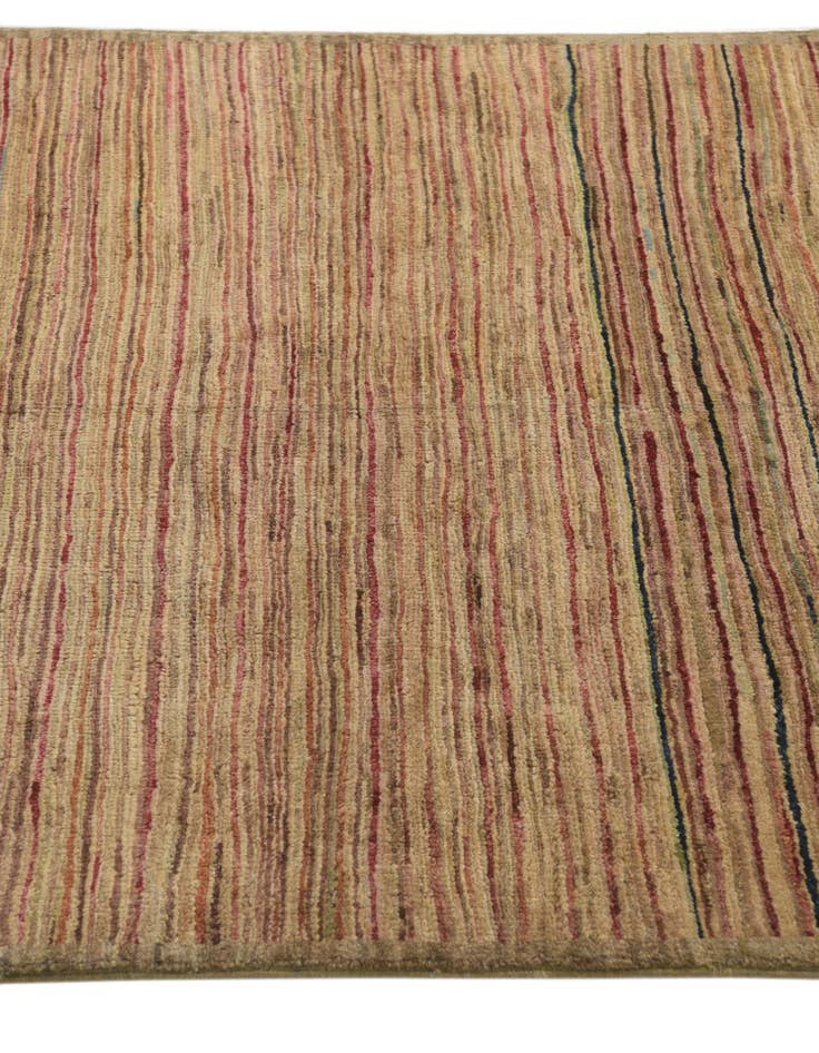 Detail image of  3' 4 x 4' 10  Hand Knotted Modern Ziegler Rug