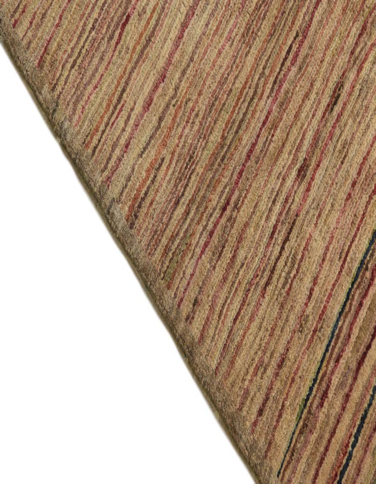 Detail image of  3' 4 x 4' 10  Hand Knotted Modern Ziegler Rug