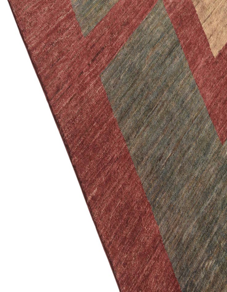 Detail image of  5' 7 x 7' 8  Hand Knotted Modern Ziegler Rug