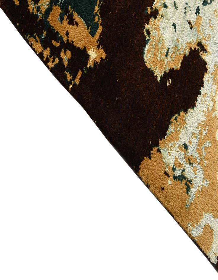 Detail image of  4' 1 x 6'  Hand Knotted Modern Ziegler Rug