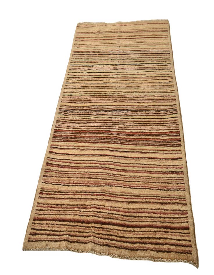 Detail image of  3' 4 x 4' 11  Hand Knotted Modern Ziegler Rug