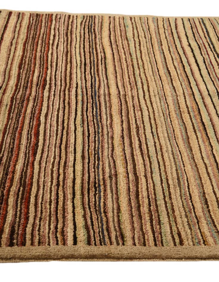 Detail image of  3' 4 x 4' 11  Hand Knotted Modern Ziegler Rug