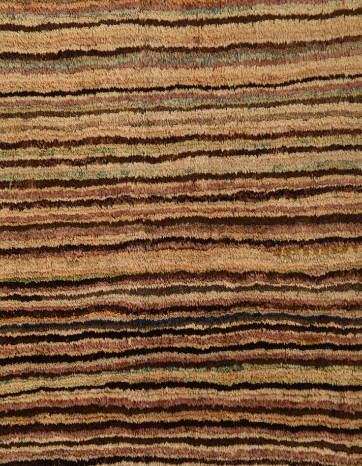 Detail image of  3' 4 x 4' 11  Hand Knotted Modern Ziegler Rug