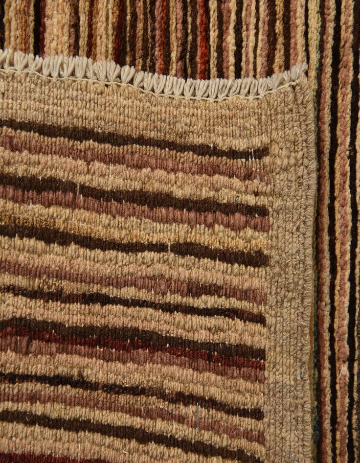 Detail image of  3' 4 x 4' 11  Hand Knotted Modern Ziegler Rug