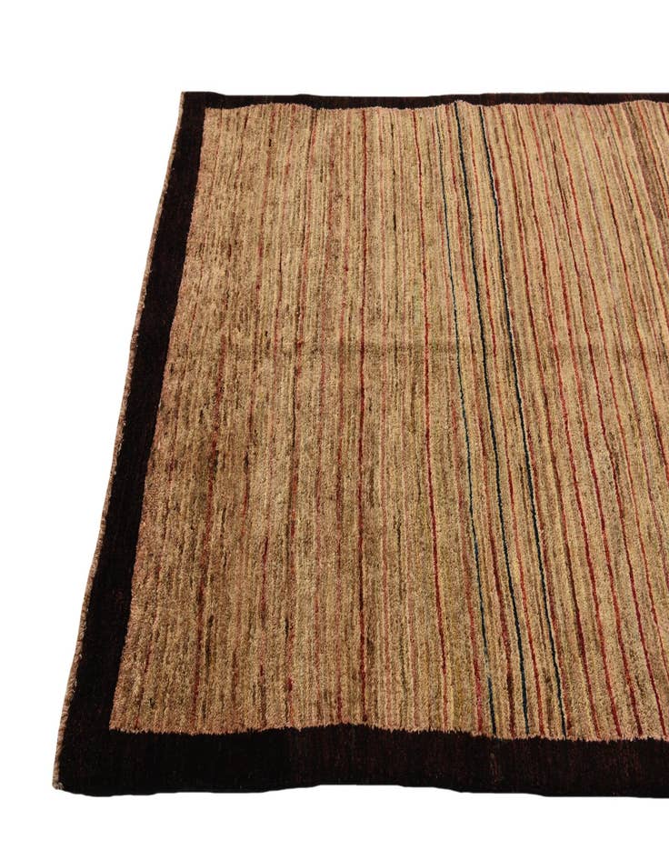 Detail image of  3' 3 x 4' 10  Hand Knotted Modern Ziegler Rug