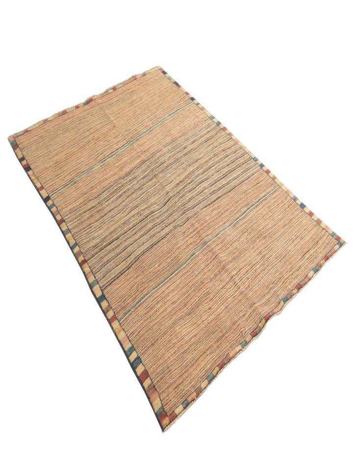 Detail image of  4' 10 x 6' 5  Hand Knotted Modern Ziegler Rug